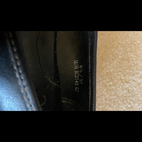 B.O.C. 6.5 Brown Round Pointed Toe Leather Buckle - Flats - Picture 4 of 6